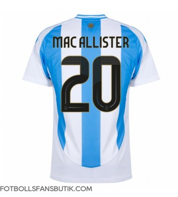 Argentina Alexis Mac Allister #20 Replika Hemmatröja Copa America 2024 Kortärmad